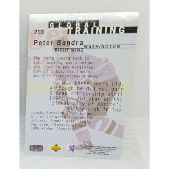 3 Upper Deck Be A Player Washington Collectible Trading Cards Joe Juneau, Peter - Picture 6 of 8